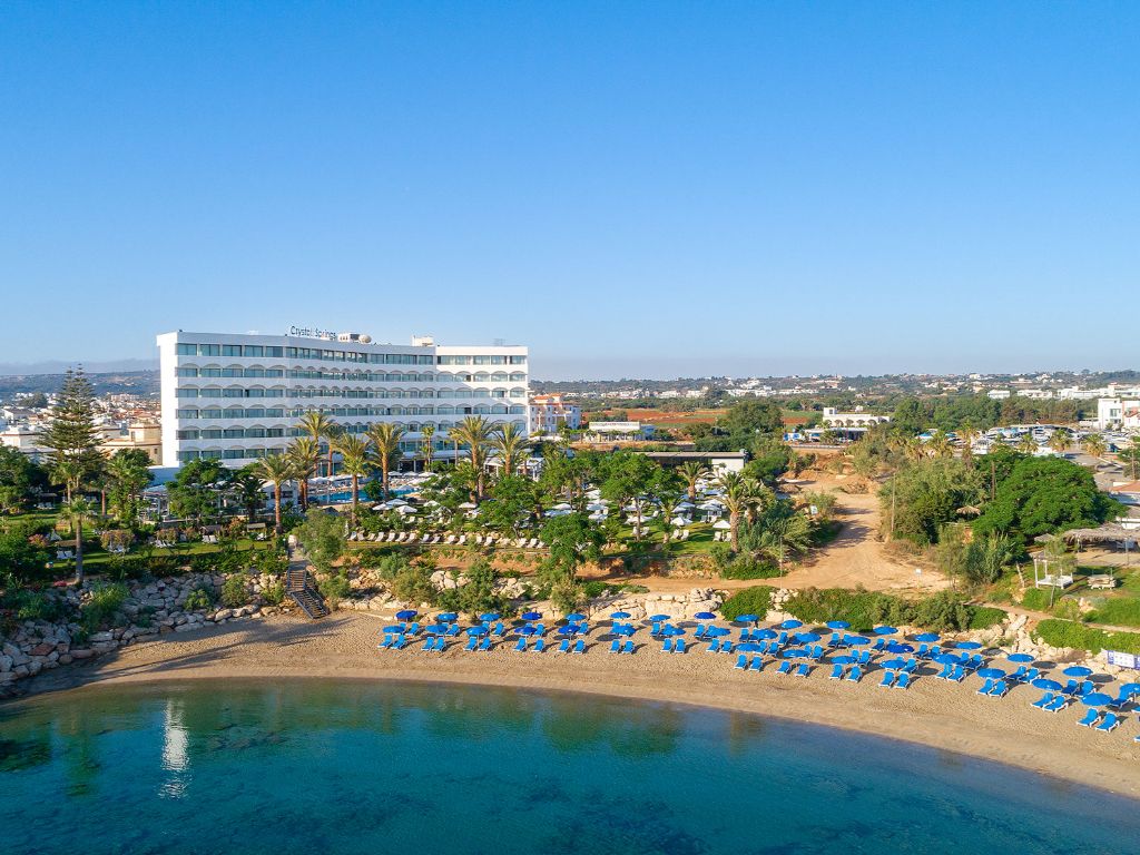 Stranden nedenfor hotellet