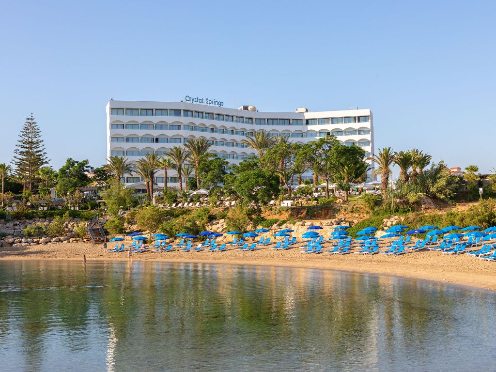 Stranden nedenfor hotellet
